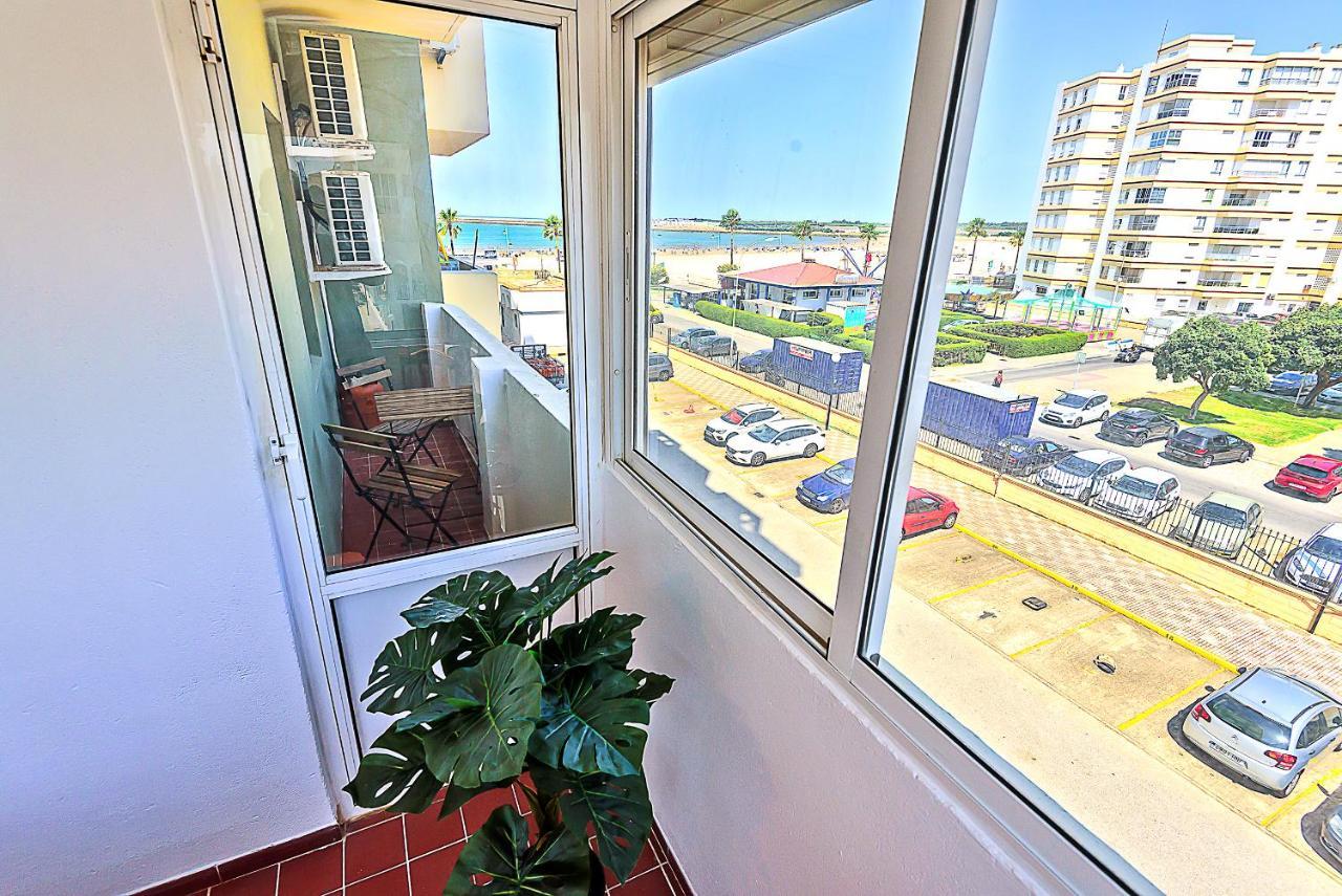 Ocean View Beach Apartment With Pool & Balconies El Puerto de Santa María Eksteriør bilde