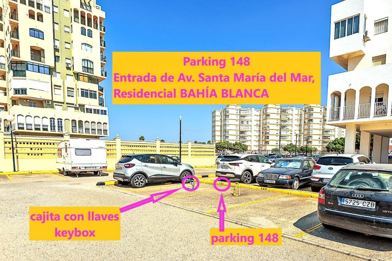 Ocean View Beach Apartment With Pool & Balconies El Puerto de Santa María Eksteriør bilde