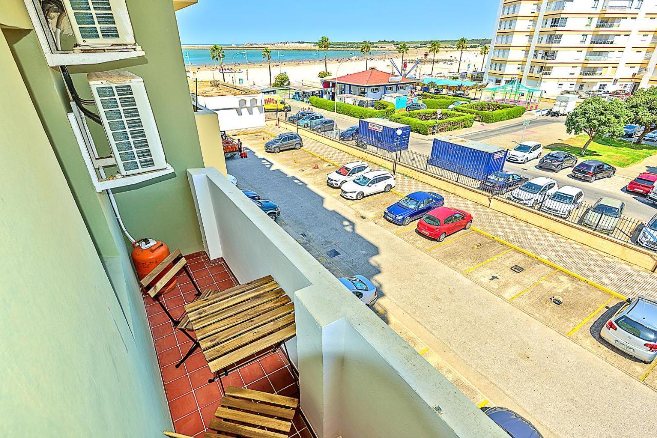 Ocean View Beach Apartment With Pool & Balconies El Puerto de Santa María Eksteriør bilde