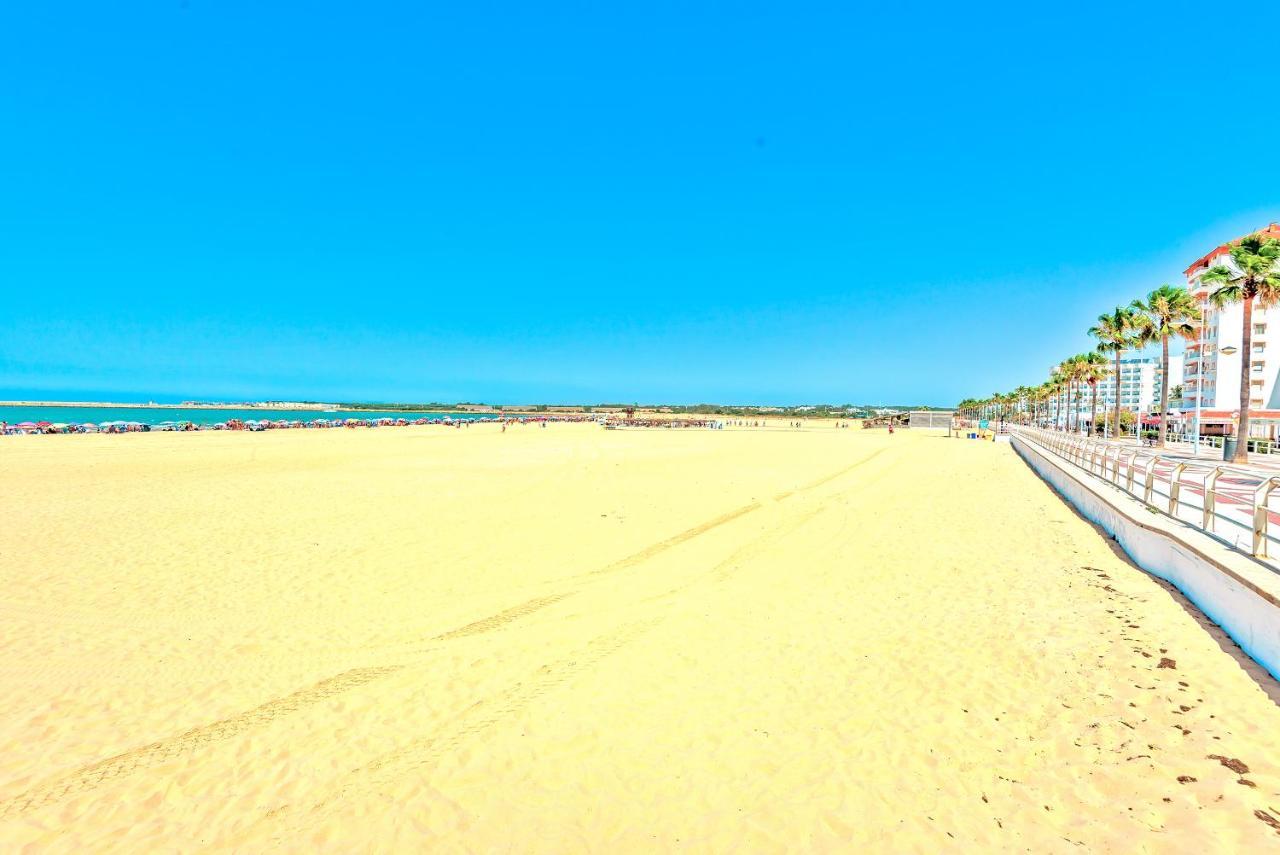 Ocean View Beach Apartment With Pool & Balconies El Puerto de Santa María Eksteriør bilde